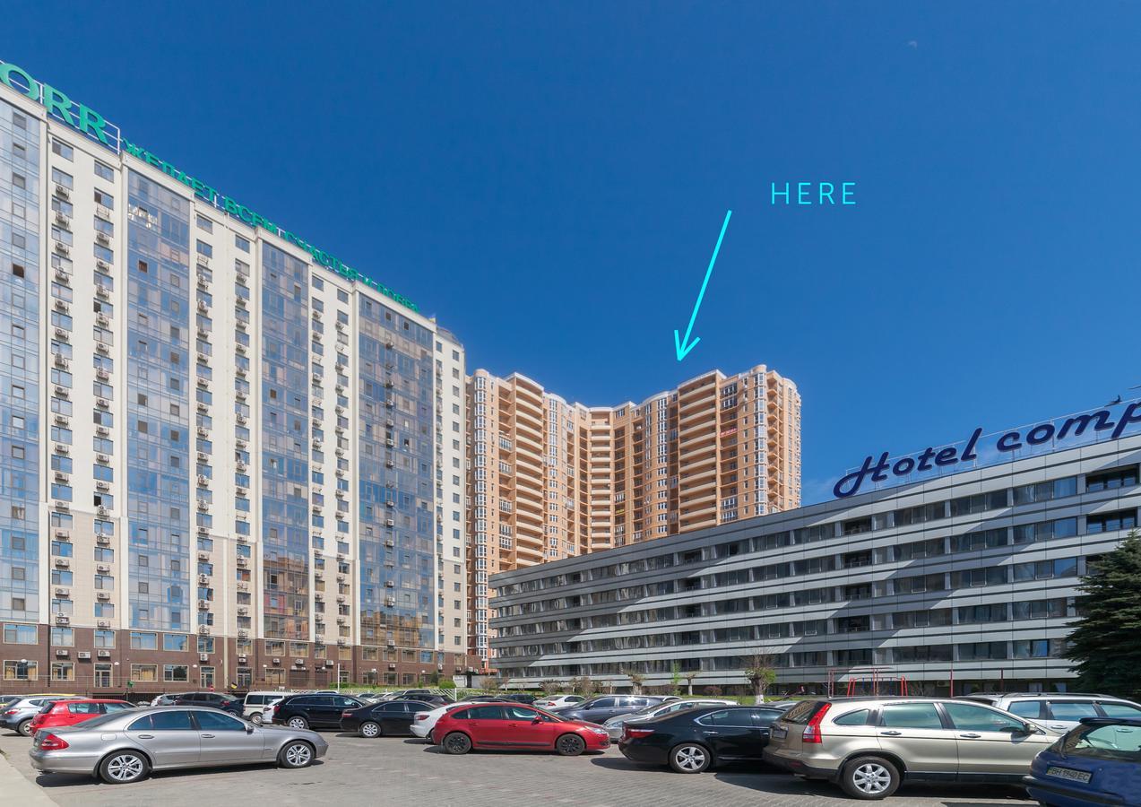 Family Apartments Aquamarine Of Arcadia Odessa Buitenkant foto